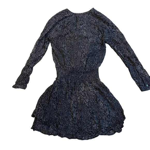 Rails Inez Python Snake Printed Long Sleeve Dress Size XS - Picture 3 of 3